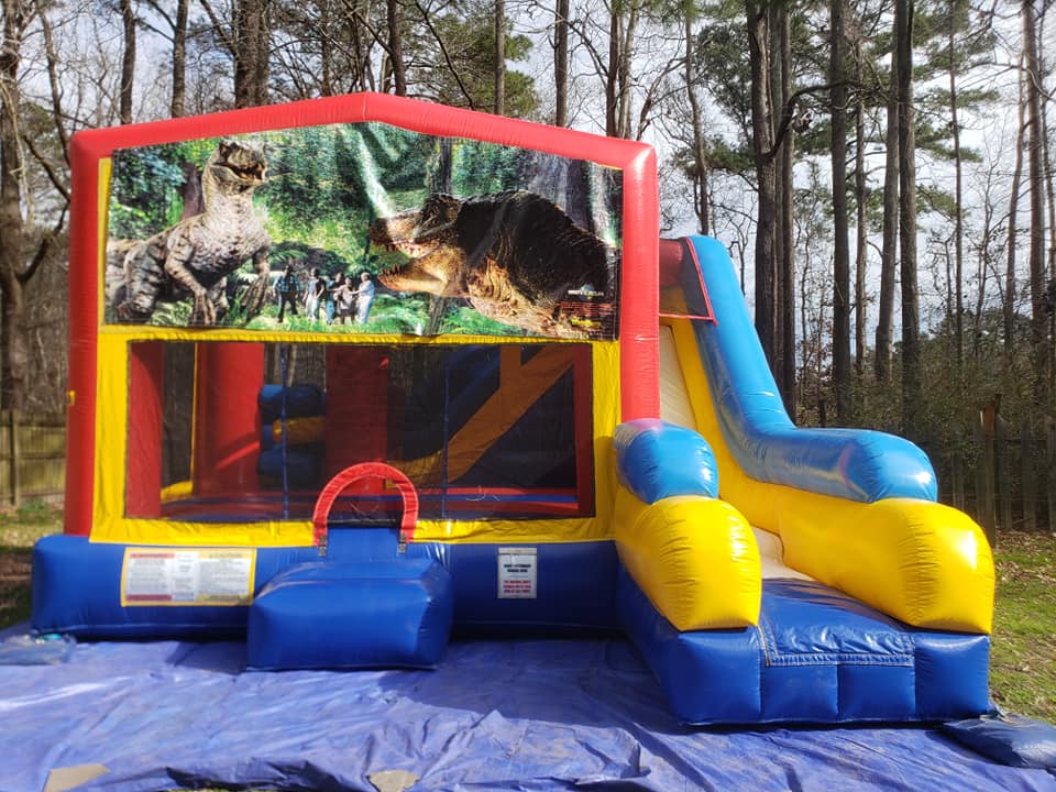 Jurassic Park Dinosaur 7 in 1 Dry Combo Virginia Beach Inflatables